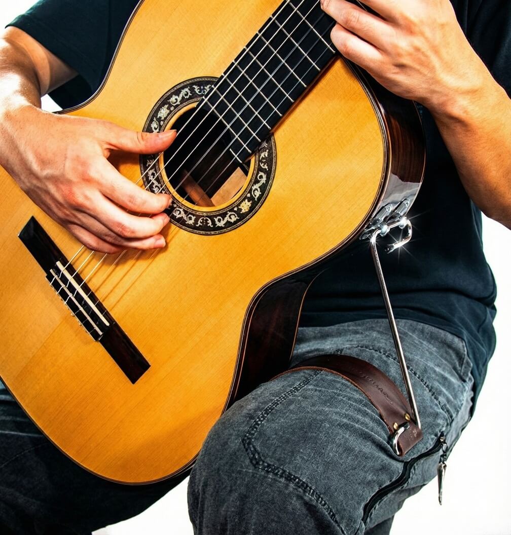 Guitar leg rest