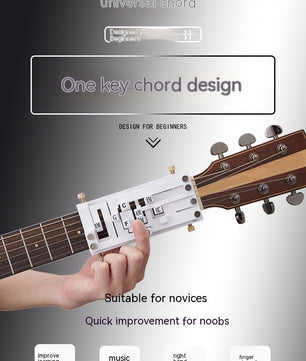 Guitar Chord Presser - Play F Chord Day 1 (USA Shipping)