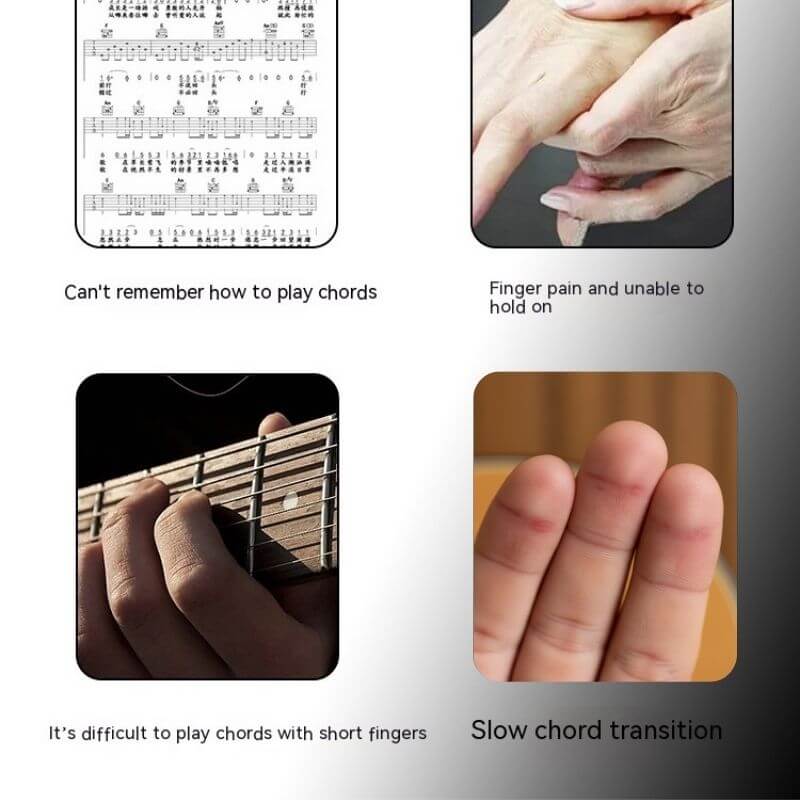 Guitar Chord Presser - Play F Chord Day 1 (USA Shipping)